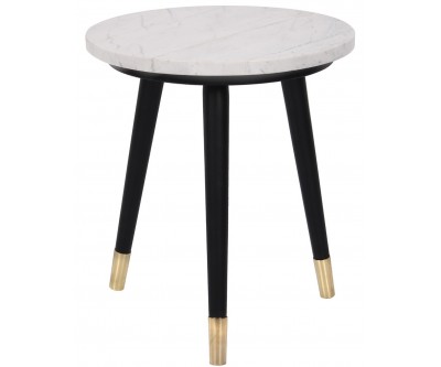 Richmond Interiors Table d'appoint Lexington 40Ø BijzettafelEnd table Lexington white round 40Ø