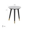 Richmond Interiors Table d'appoint Lexington 40Ø BijzettafelEnd table Lexington white round 40Ø