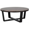 Richmond Interiors Dalton Salontafel Set Coffee table Table de salon 90Ø Ronde Salontafel Set  Marble brun