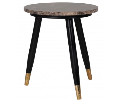 Richmond Interiors Dalton Bijzettafel Rond Table d'appoint Table d'angle set de  Bijzettafel End table