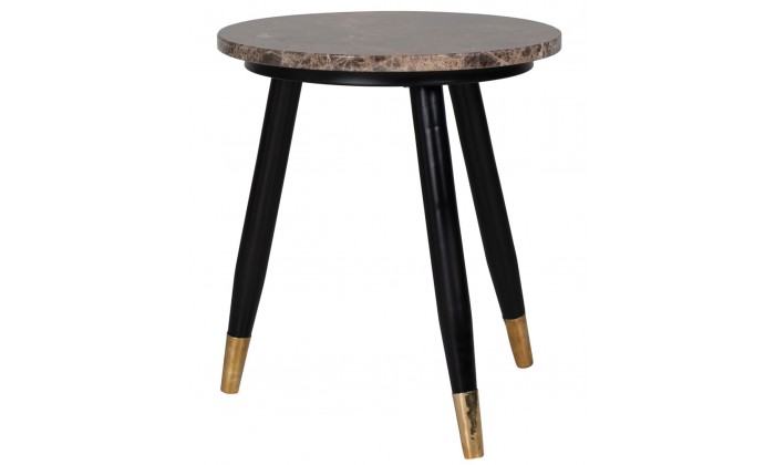 Richmond Interiors Dalton Bijzettafel Rond Table d'appoint Table d'angle set de  Bijzettafel End table