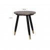 Richmond Interiors Dalton Bijzettafel Rond Table d'appoint Table d'angle set de  Bijzettafel End table