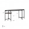 Desk Bureau 2-tiriors Richmond Interiors  Richmond Interiors Dalton Bureautafel