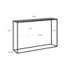 Richmond Interiors Sidetable Console Bolder aluminium noir Richmond Interiors Bolder Sidetable