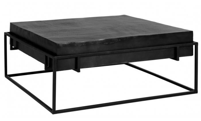 Richmond Interiors Bolder Salontafel Table de salon Bolder aluminium noir Coffee table Bolder aluminium black