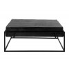 Richmond Interiors Bolder Salontafel Table de salon Bolder aluminium noir Coffee table Bolder aluminium black