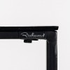 Richmond Interiors  Bijzettafel Set Table d'appoint Table d'angle set de Colonne Bolder set de 2 aluminium noir