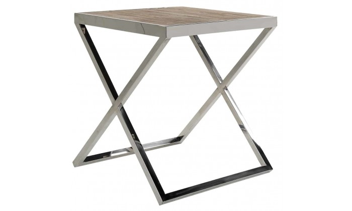 Richmond Interiors Table d'angle Redmond 55x55 Bijzettafel Table d'appoint Table d'angle Laptoptafel