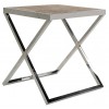 Richmond Interiors Table d'angle Redmond 55x55 Bijzettafel Table d'appoint Table d'angle Laptoptafel