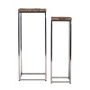 Richmond Interiors  Bijzettafel Set Table d'appoint Table d'angle set de Colonne Kensington set de 2