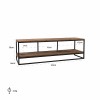 Richmond Interiors Raffles TV-meubel 161 cm Meuble TV-Dressoir Raffles, Recyceld hout