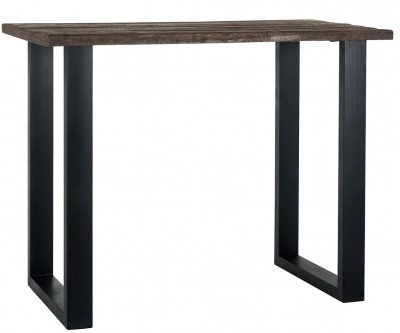 Richmond Interiors Table de bar  140×80, recycled wood Bartafel bistro Raffles