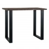 Richmond Interiors Table de bar  140×80, recycled wood Bartafel bistro Raffles