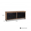 Richmond Interiors Raffles Buffet  Dressoir Sideboard Raffles 4 doors, recycled wood dressoir 