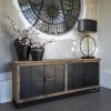 Richmond Interiors Raffles Buffet  Dressoir Sideboard Raffles 4 doors, recycled wood dressoir 