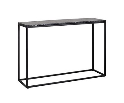 Richmond Interiors Console Beaumont marbre noir