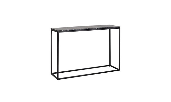 Richmond Interiors Console Beaumont marbre noir