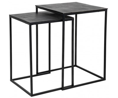 Pillar Plantentafel Table d'appoint Table Jaysen square set of 2