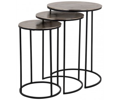 Richmond Interiors Nolan Bijzettafel Set Table Nolan set of 3 Table de salon Nolan set de 3