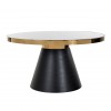 Richmond Interiors Odin Eettafel Marmer / Goud Dining table Odin round 140Ø Table a manger ronde 140Ø Odin