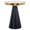 Richmond Interiors Odin Bijzettafel Marmer / Goud Table gigogne d'angle Odin Ø45 End table Odin round Ø45