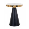 Richmond Interiors Odin Bijzettafel Marmer / Goud Table gigogne d'angle Odin Ø45 End table Odin round Ø45