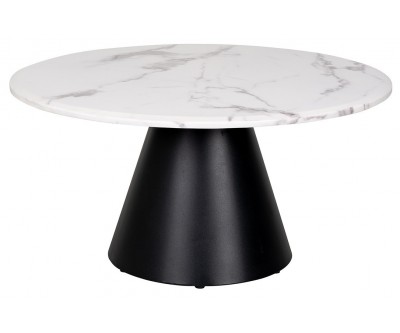 Richmond Interiors Degas Ronde Salontafel Ø80 cm Table de salon Degas 80Ø Coffee table Degas round 80Ø with faux marble