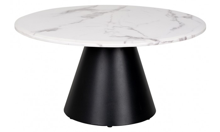 Richmond Interiors Degas Ronde Salontafel Ø80 cm Table de salon Degas 80Ø Coffee table Degas round 80Ø with faux marble