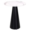 Richmond Interiors Degas Ronde Bijzettafel Ø50 cm End table Degas round 50Ø with faux marble Table d'appoint Degas 50Ø