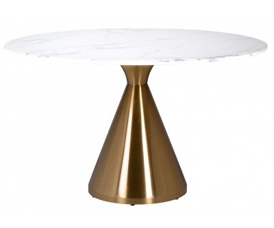 Richmond Interiors Tenille Ronde Eettafel Marmer Dining table Tenille round 130Ø with faux marble Table a manger Tenille 130Ø