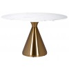 Richmond Interiors Tenille Ronde Eettafel Marmer Dining table Tenille round 130Ø with faux marble Table a manger Tenille 130Ø