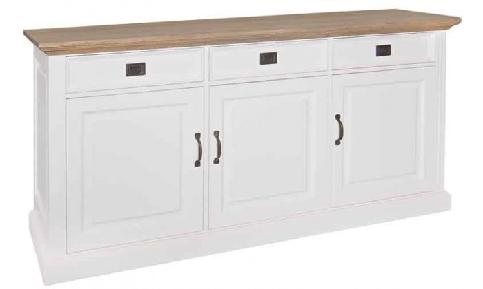 Richmond Interiors Buffet  Dressoir Sideboard Bahut Oakdale 3-portes 3-tiroirs Sideboard Oakdale 3-doors 3-drawers