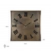 Richmond interiors Horloge Mural Acier inoxydable Horloge Mural  Bradlee