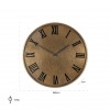 Richmond interiors Horloge Mural Acier inoxydable Horloge Mural  Bradon