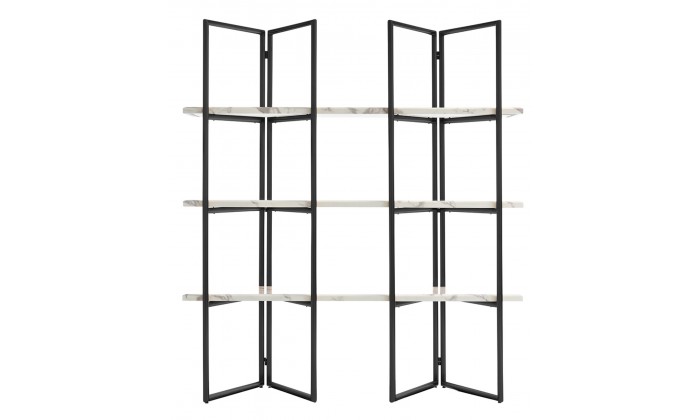 Richmond interiors Vitrine Etagères Présentoir Lagrand Black 3 planches