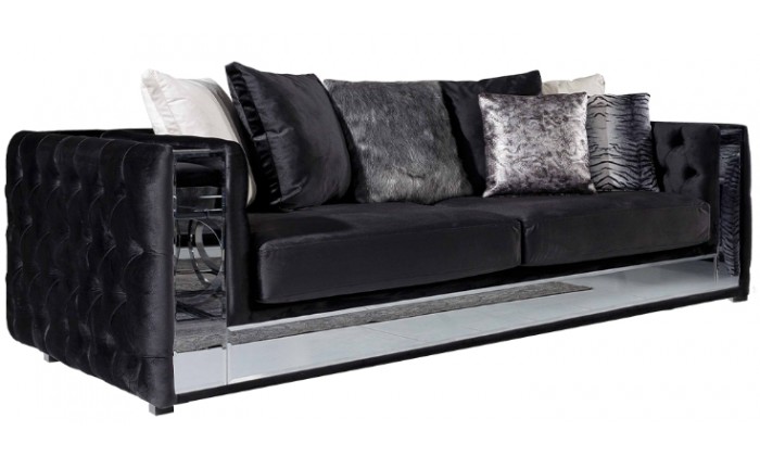 Canapé velours design luxury collection modulable PERA