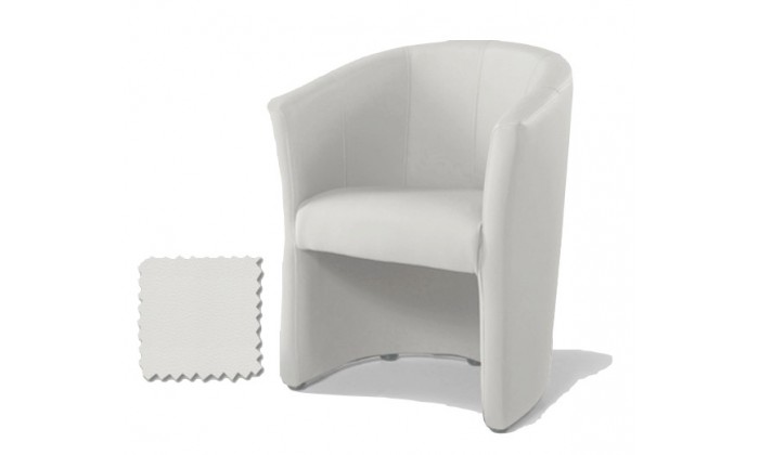 Fauteuil cabriolet design en eco cuir CHARLIE