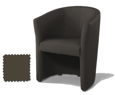 Fauteuil cabriolet design en eco cuir CHARLIE