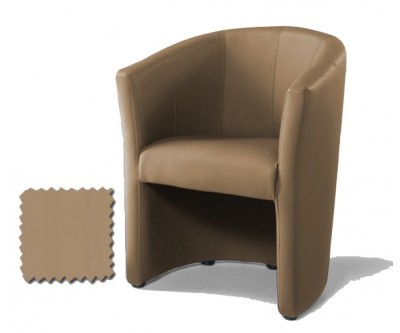 Fauteuil cabriolet design en eco cuir CHARLIE