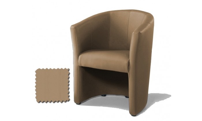 Fauteuil cabriolet design en eco cuir CHARLIE