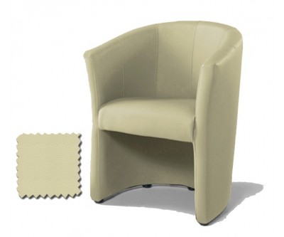 Fauteuil cabriolet design en eco cuir CHARLIE