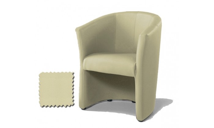 Fauteuil cabriolet design en eco cuir CHARLIE