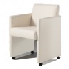 Fauteuil cabriolet design en eco cuir CLUP