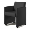 Fauteuil cabriolet design en eco cuir CLUP