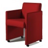 Fauteuil cabriolet design en eco cuir CLUP