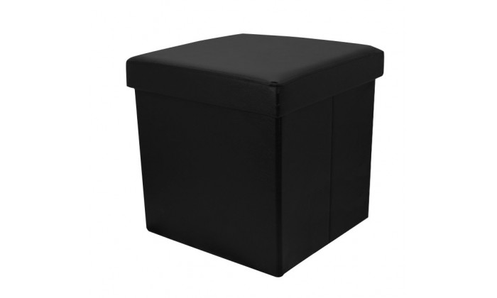 Pouf-coffre pliable eco cuir DIANA