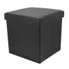 Pouf-coffre pliable eco cuir DIANA