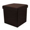 Pouf-coffre pliable eco cuir DIANA