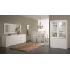 Vitrine 2 portes ultra design blanc laqué garnie de cristaux WAREMME